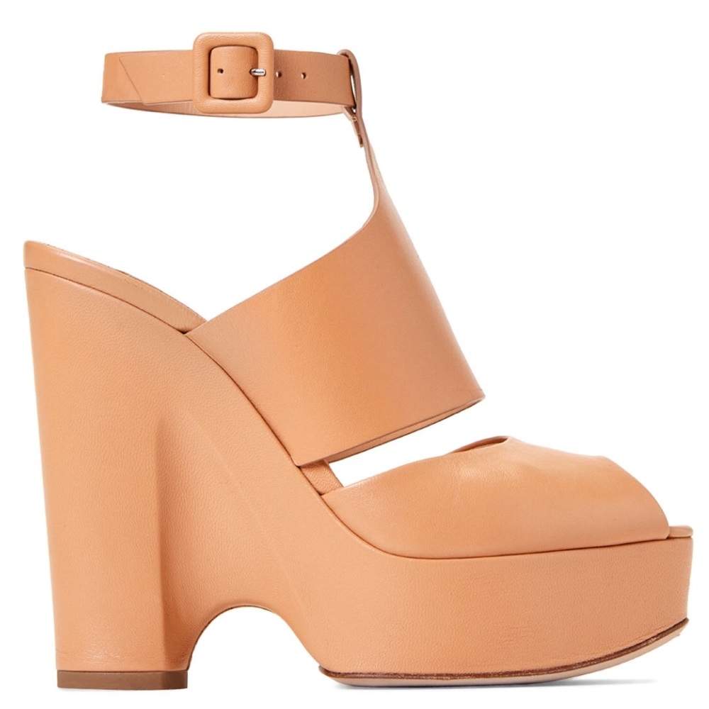 Roberto Cavalli Nude Wedges - Picture 4 of 6